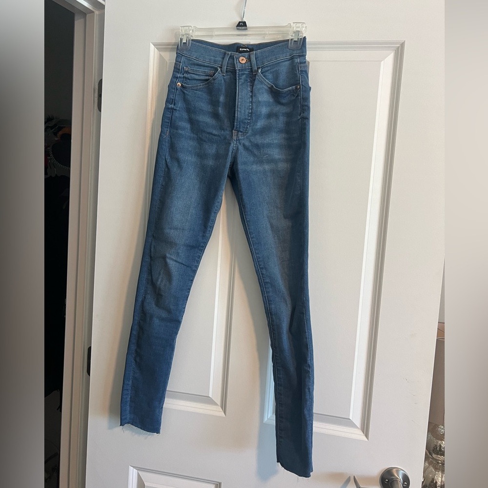 Express Skinny High Rise Hyper Stretch Jeans
